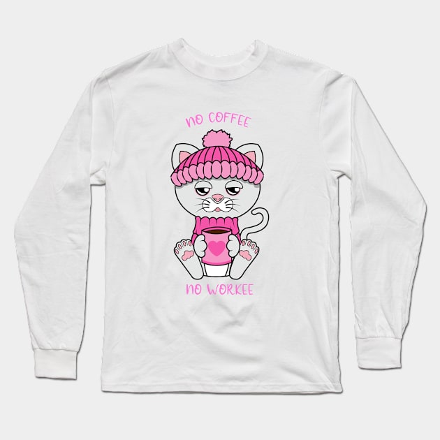 No coffee co workee Long Sleeve T-Shirt by JS ARTE